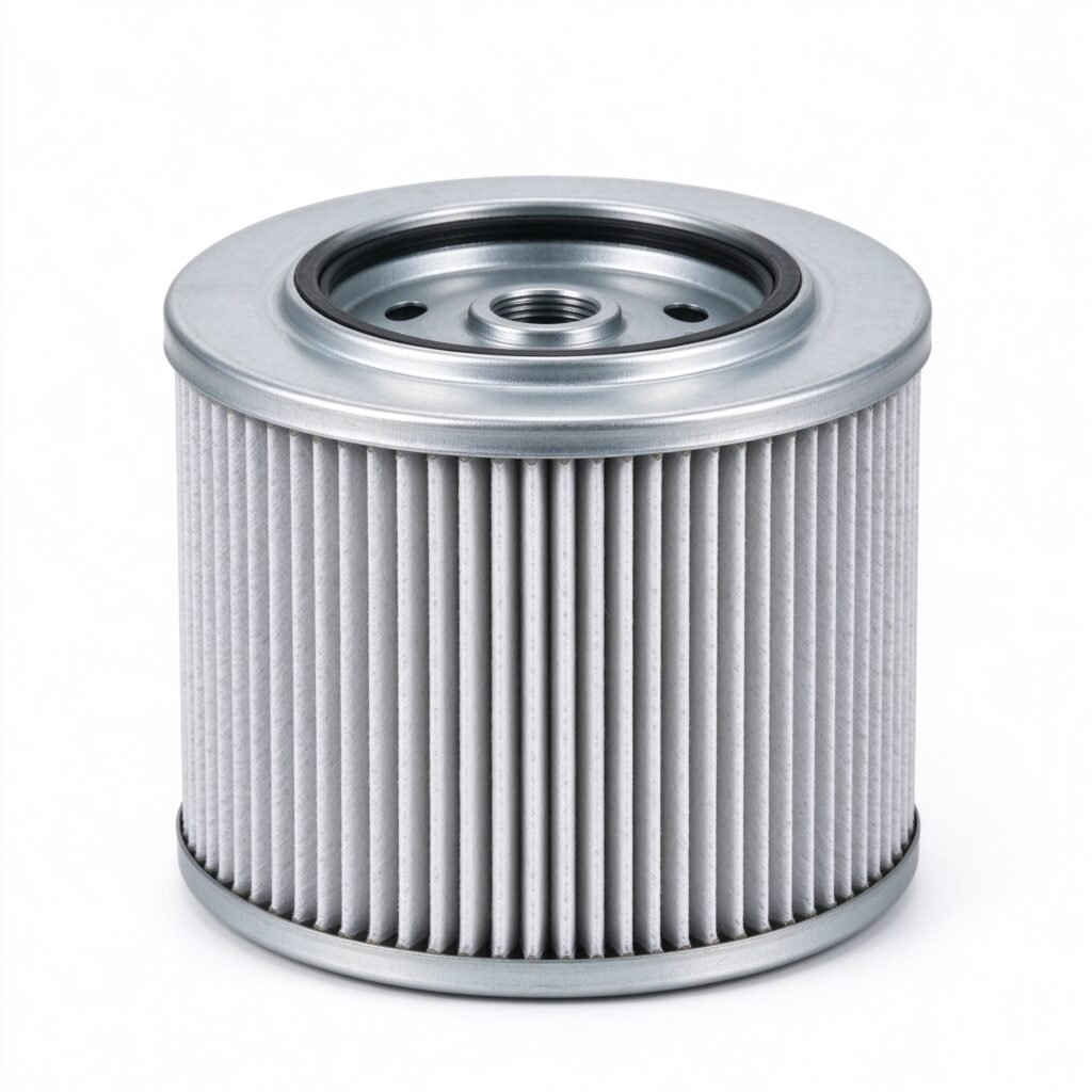 WIRES Hydraulic Filter Cartridge - Silver Short Wide Pleated Element