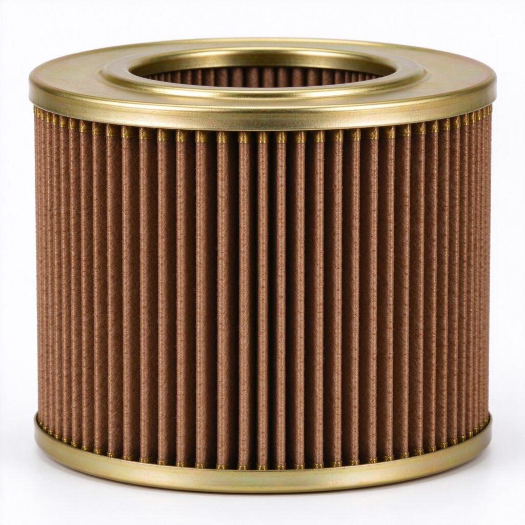 WIRES Hydraulic Filter Cartridge - Bronze Tone Pleated Element