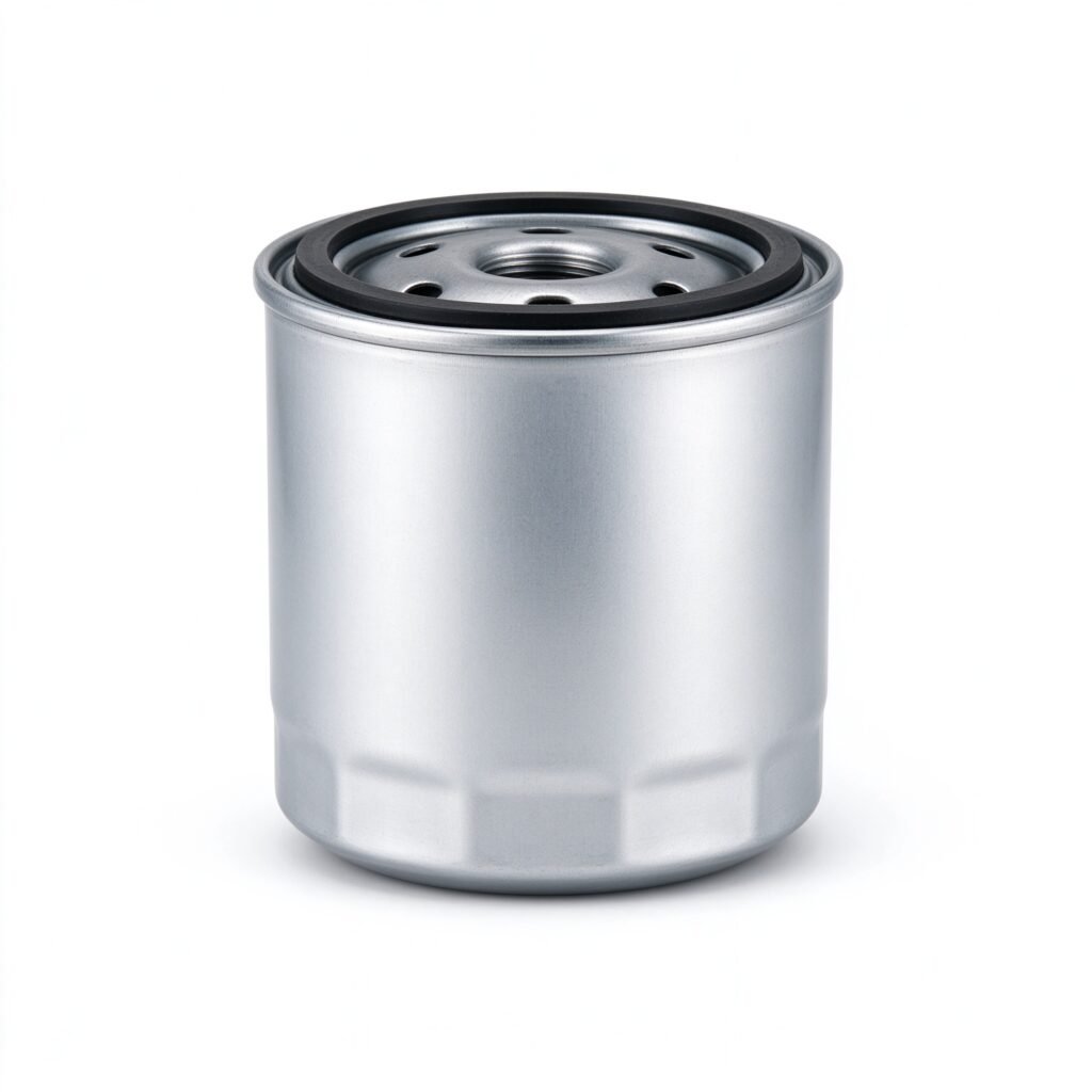 WIRES Spin-on Oil Filter - Silver Short Fat Canister