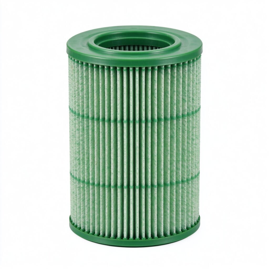 WIRES Hydraulic Filter Cartridge - Green Pleated Cellulose
