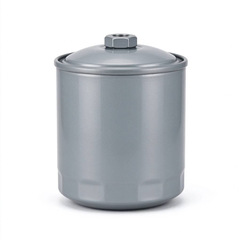 WIRES Spin-on Oil Filter - Gray Short Canister