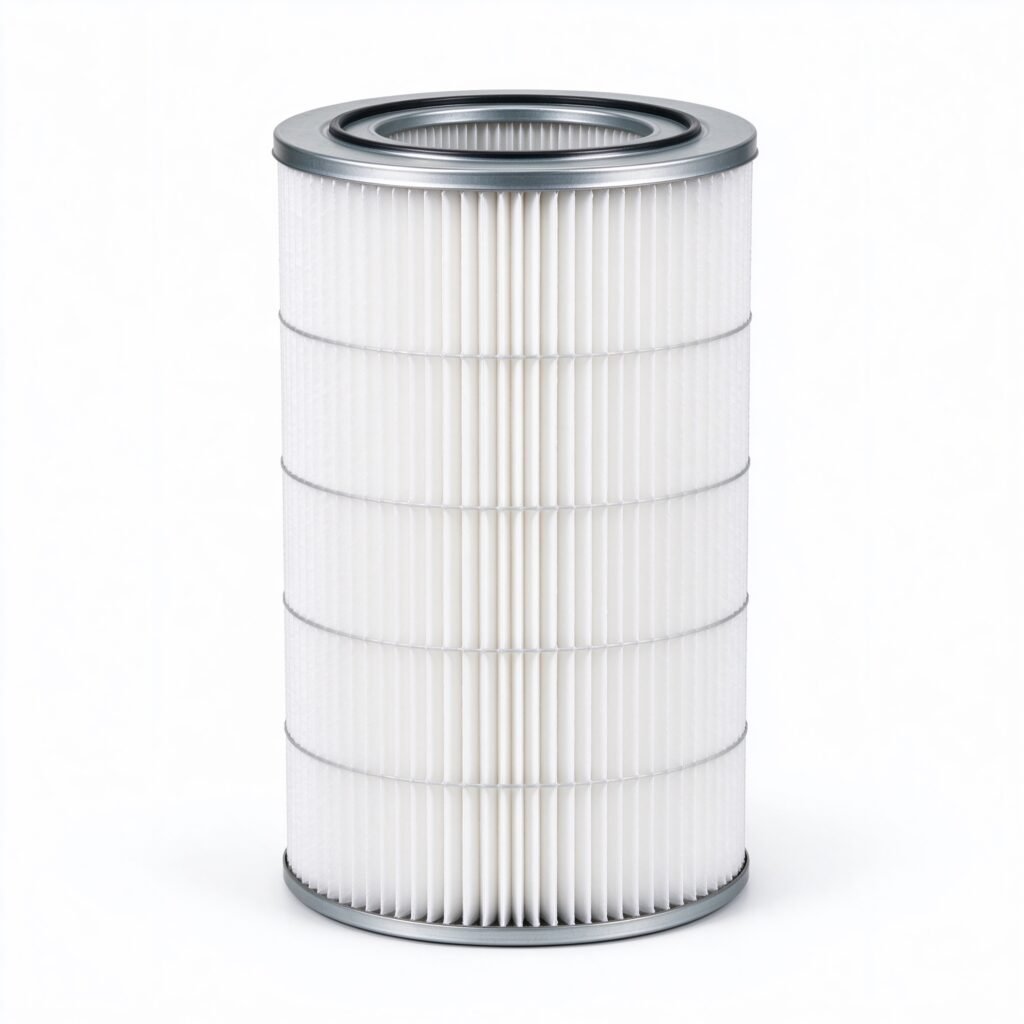 WIRES Air Filter - Cylindrical White Pleated