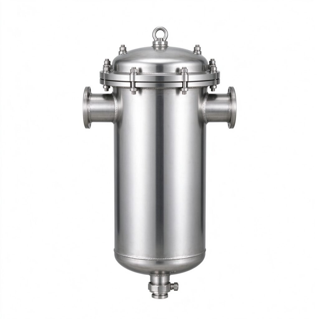 WIRES Stainless Steel Bag Filter Housing — Industrial Basket Strainer