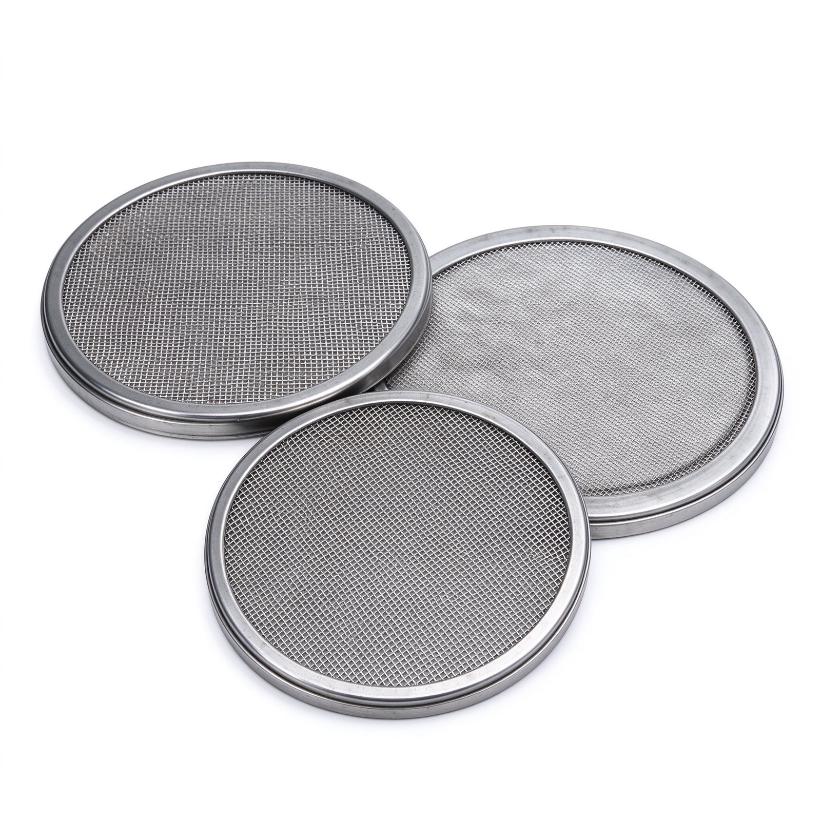 Circular stainless steel wedge wire and sintered mesh filter discs for marine and process filtration